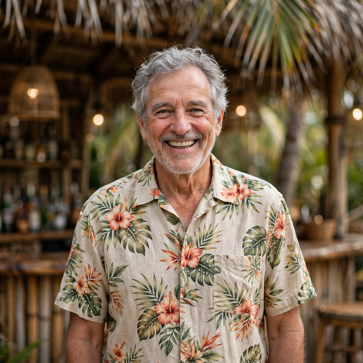 Havana Nights – Linen Hawaiian Shirt