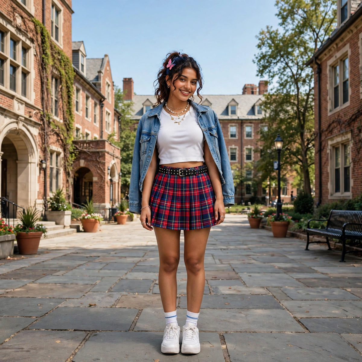 Prep School – Y2K Plaid Mini Skirt