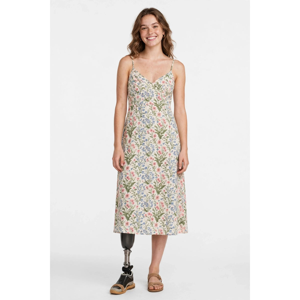 Cami Cool – Floral Strappy Sundress