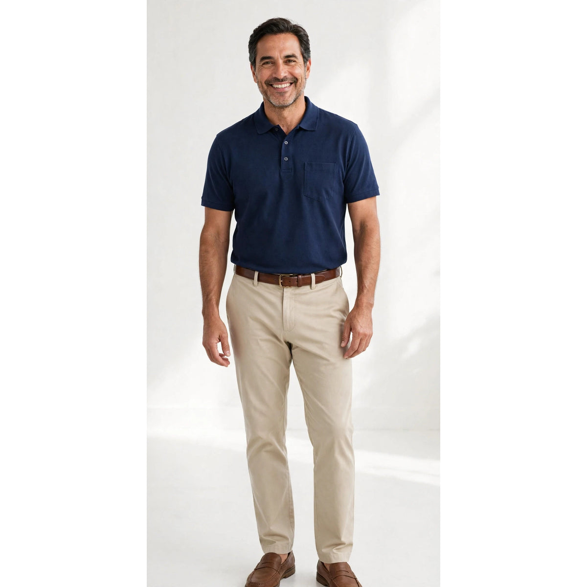 Pocket Polo – Men's Solid Polo with Pocket