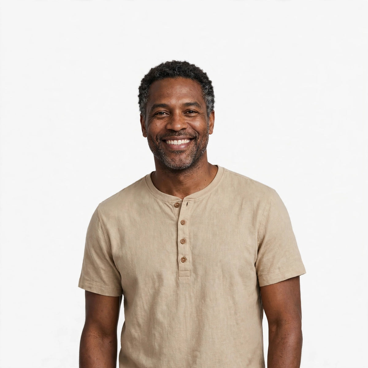 Henley Coast – Cotton-Linen Henley Tee