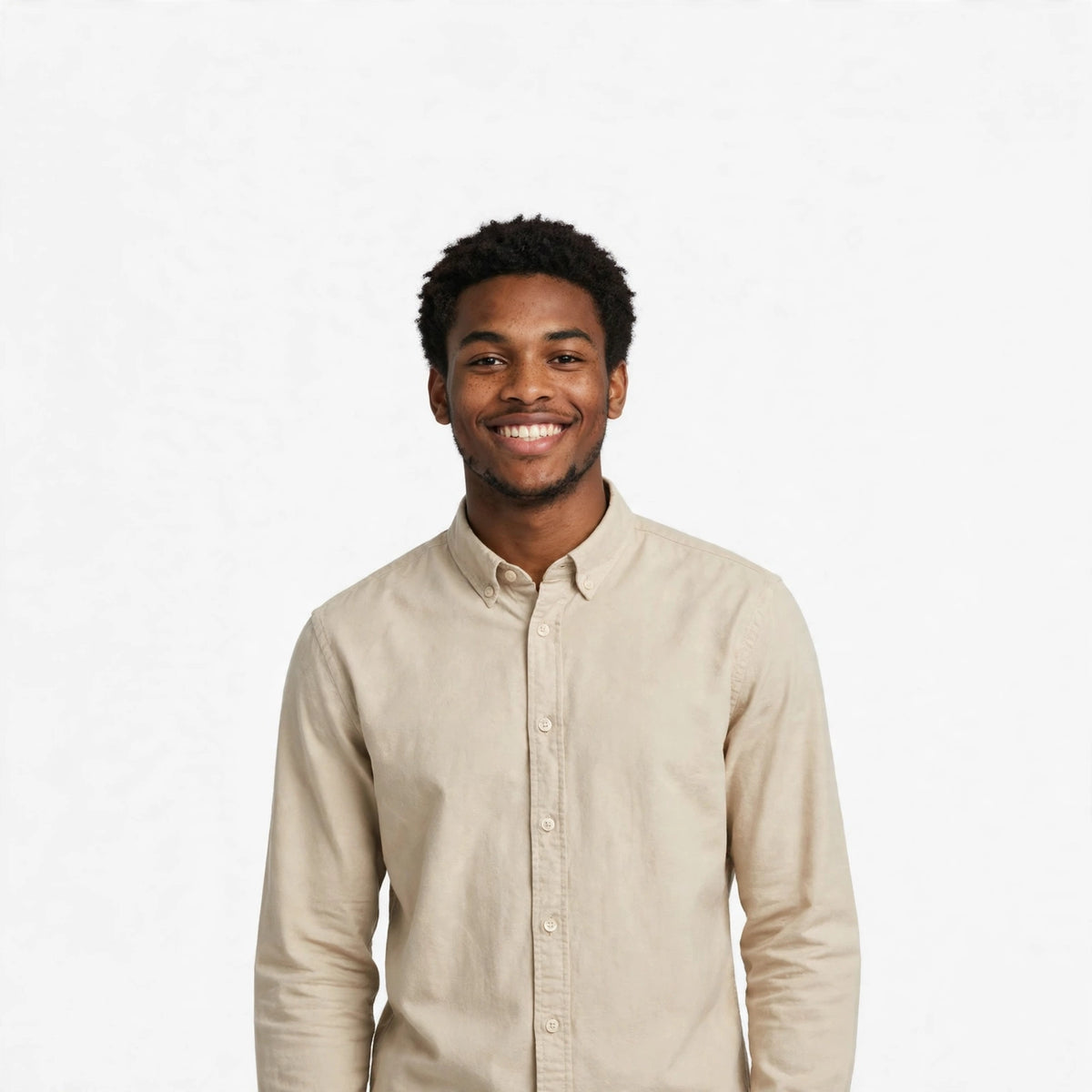 Camisa The Daily — Camisa casual de manga larga de algodón para hombre