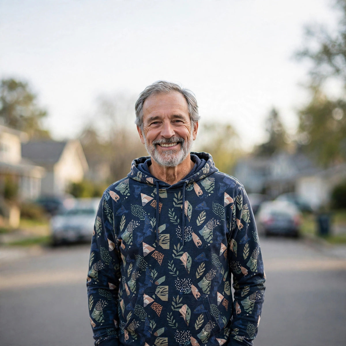 Off Duty – Men's Casual Printed Hoodie