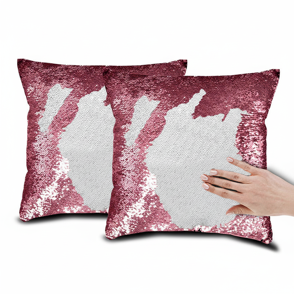 Flip & Shimmer Reversible Sequin Pillow Cover - view 13