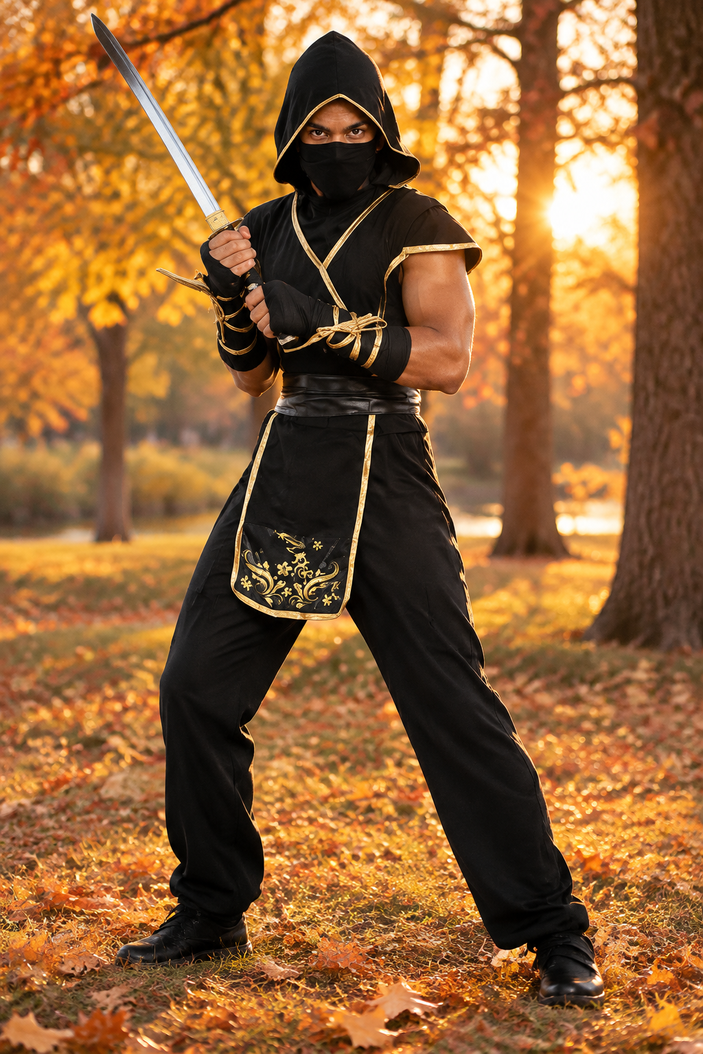 Shadow Ninja Halloween Costume Set