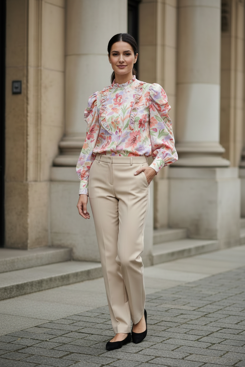 Soft Power — Colorful Feminine Top