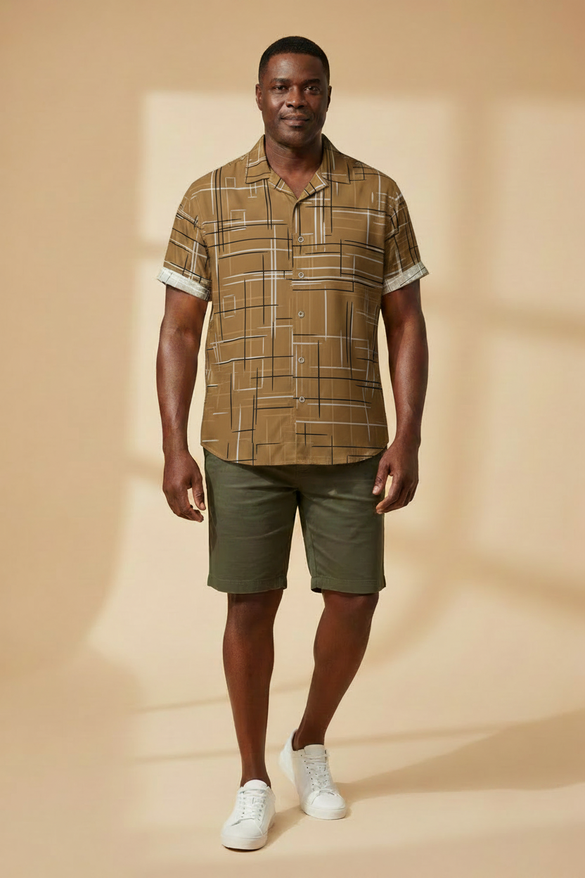 Street Stripe Dark Khaki v3