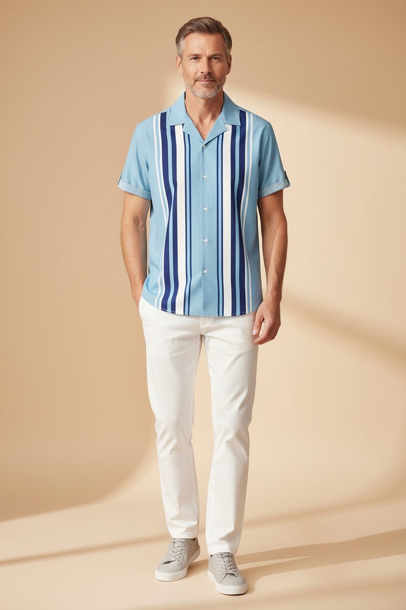 Street Stripe Light Blue
