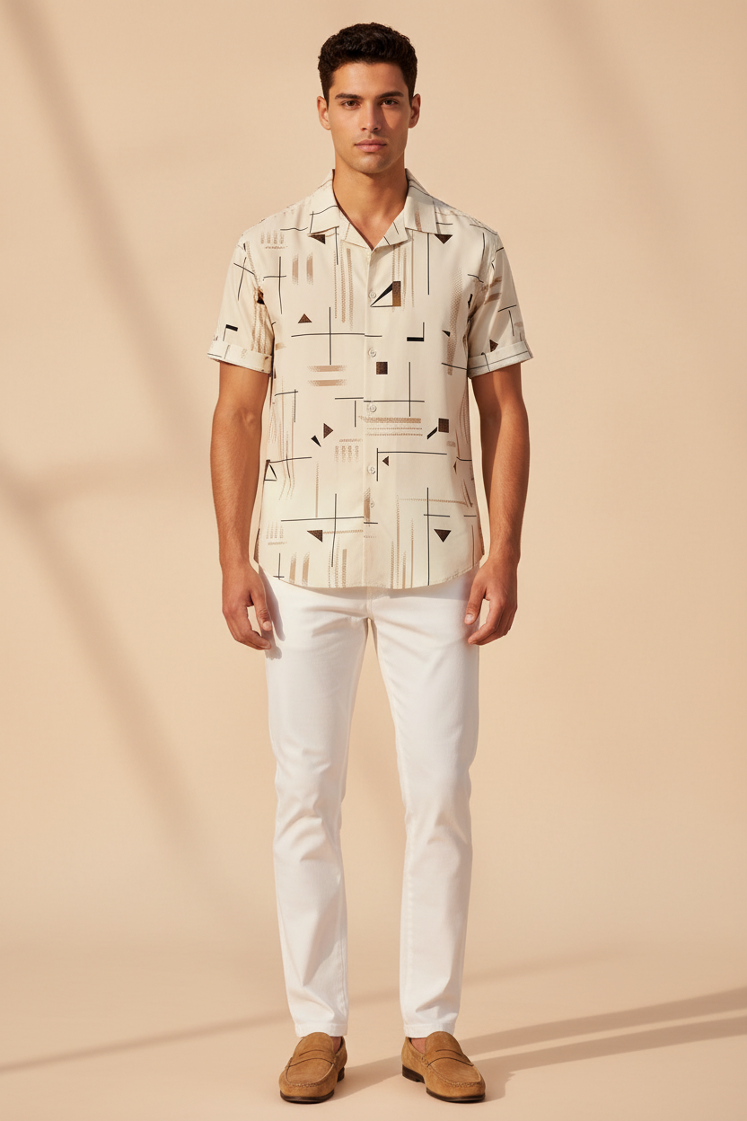 Street Stripe Light Khaki
