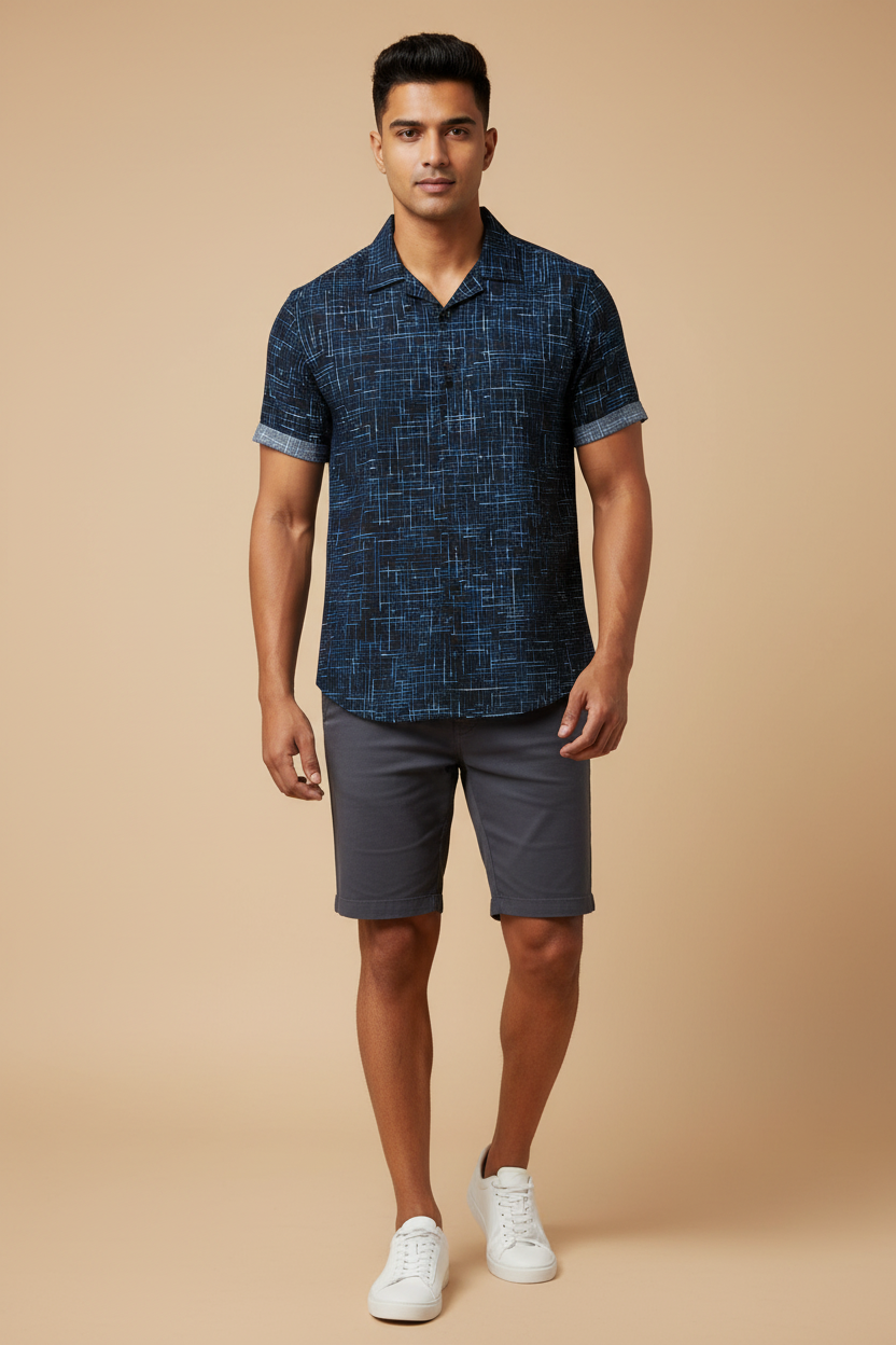 Street Stripe Navy Blue