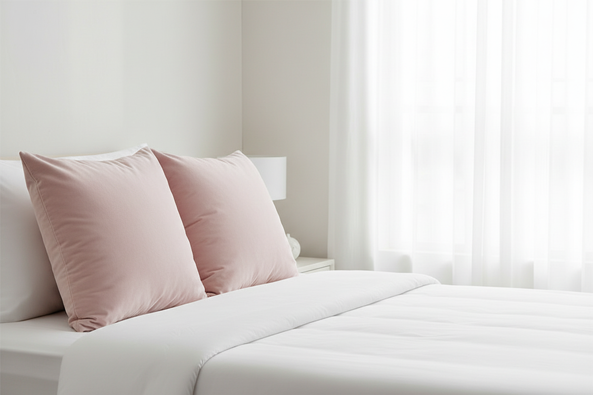 Sweetest Dreams Pillow — Pink, Queen Bed