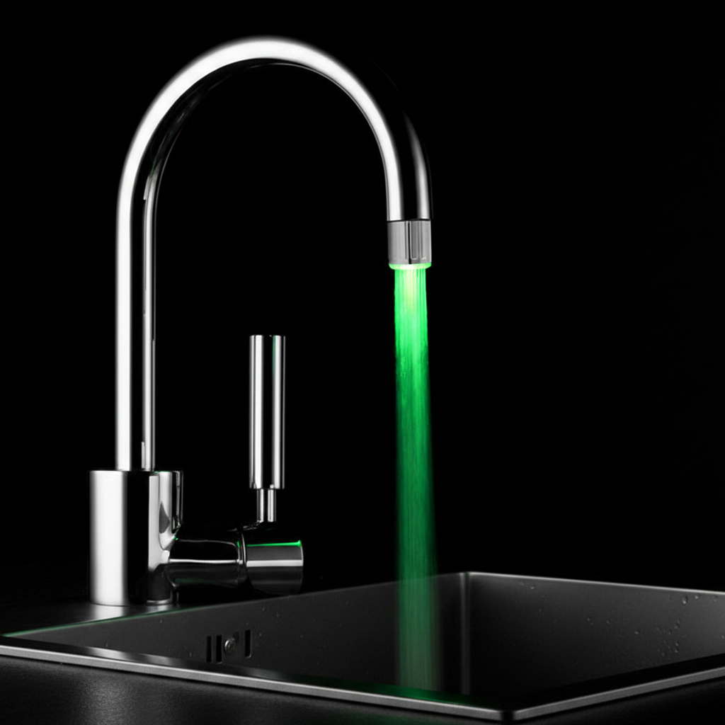 The Amazing Glow Faucet — Green hero